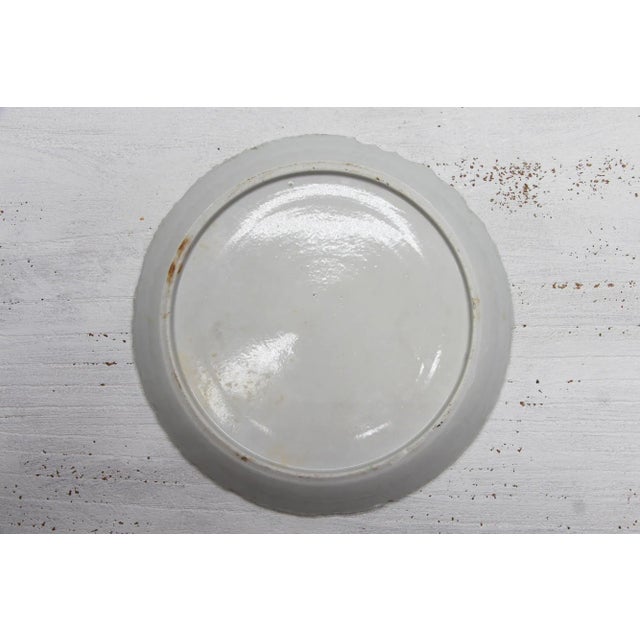 18th Century Antique Qianlong Famille Rose Plate For Sale - Image 9 of 13