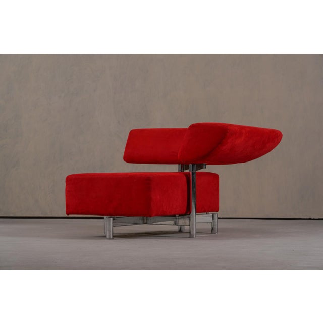 Red Postmodern Arthe Lounge Chair from COR, Germany, 1990s For Sale - Image 8 of 16