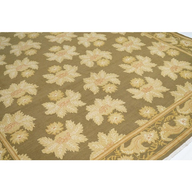 Gray Sumak Rug 8' X 10' For Sale - Image 8 of 12