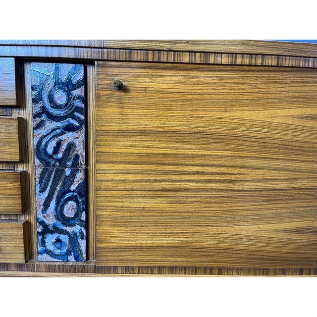 Wood Vintage Sideboard by Pieter De Bruyne for AL Meubel, 1960s For Sale - Image 7 of 11