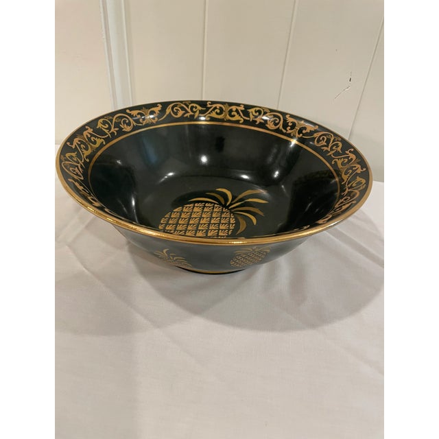 Late 20th Century Pineapple Bowl Andrea by Sadek Large For Sale - Image 4 of 11