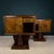 Vintage Wood Nightstands, Italy, 1950s, Set of 2 For Sale - Image 6 of 18