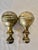 19th Century Large Brass Orb Finials - A Pair For Sale - Image 10 of 12