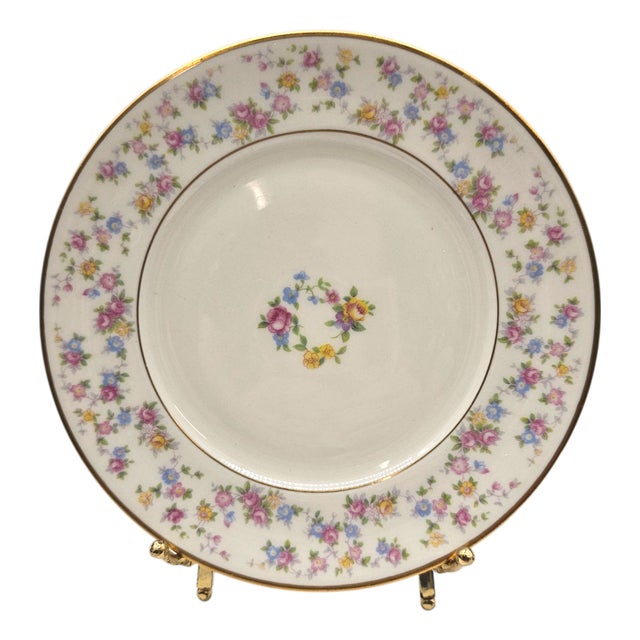 Lamberton Reverie Floral Salad Plates, Set of Twelve For Sale