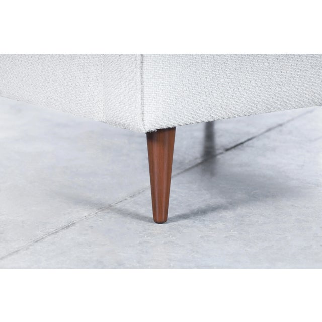 1950s Mid Century Modern Walnut Lounge Chairs - Set of 2 For Sale - Image 10 of 12