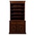 Antique Tall Mahogany Open Bookcase For Sale - Image 3 of 12