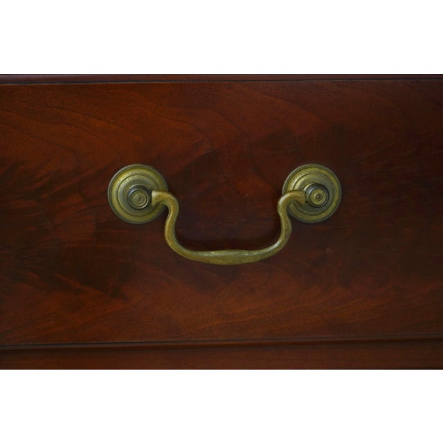 Wood Louis Irion Bench Made Walnut Bachelor Chest For Sale - Image 7 of 12