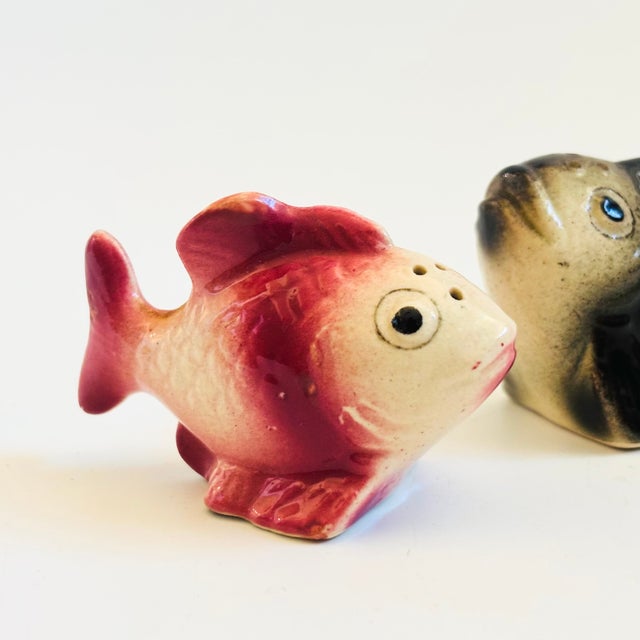 Vintage Fish Salt and Pepper Shakers For Sale In San Francisco - Image 6 of 10