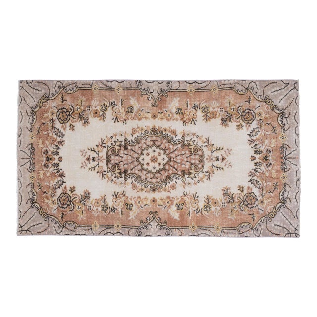 Vintage Turkish Sparta Rug 3'9" X 6'9" For Sale