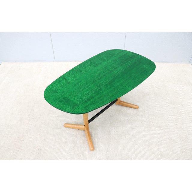 Minimalist Modern O Mr. President Oak Children Desk or Occasional Table by Bulo For Sale In New York - Image 6 of 12