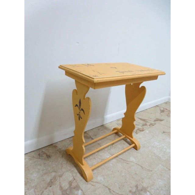 Antique Carved End Table For Sale - Image 9 of 9