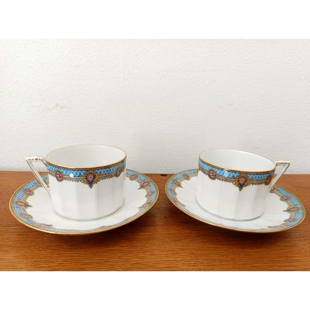 Limoges Coffee Service by Chabrol & Poirier, 1925, Set of 7 For Sale - Image 3 of 10