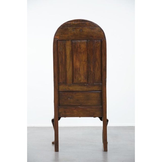 Antique English Hooded Lambing Chair, 1700s For Sale - Image 4 of 17