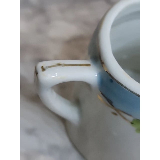 Vintage Nippon Japan Hand Painted Creamer For Sale - Image 4 of 10