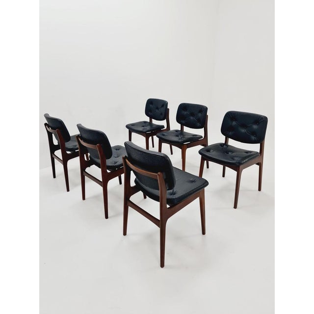 Danish Teak Dining Chairs, 1960s, Set of 6 For Sale - Image 4 of 11