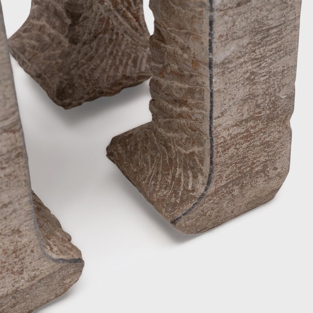 Late 20th Century Late 20th Century Chinese Limestone Pedestal Table For Sale - Image 5 of 7