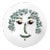 Fornasetti Ceramic Vegetable Face Plate For Sale