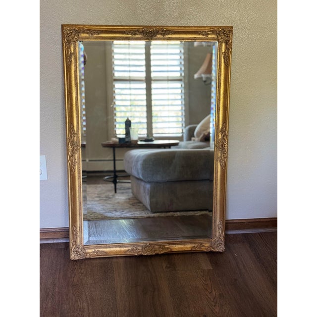 Vintage De La Torre Bros. Louis XV Style Giltwood Wall Mirror For Sale In Denver - Image 6 of 7