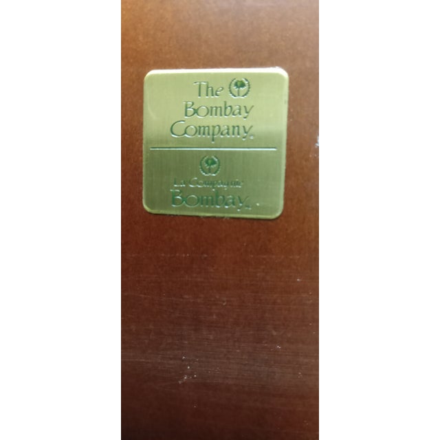 Wood Vintage Bombay and Co Hardwood Tv Unit For Sale - Image 7 of 9