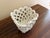 1960s Vintage French Country Reticulated Porcelain Rope-Form Cachepot, Circa 1960s For Sale - Image 5 of 11
