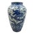 Imperial Chinese Qing Dynasty Style Blue & White Dragon Porcelain Vase For Sale