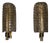 Gilded Murano Glass Sconces by Ercole Barovier, 1980s, Set of 2 For Sale