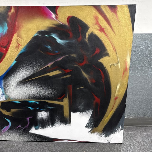 Original Graffiti "#107 Vapor"Abstract Painting For Sale - Image 9 of 12