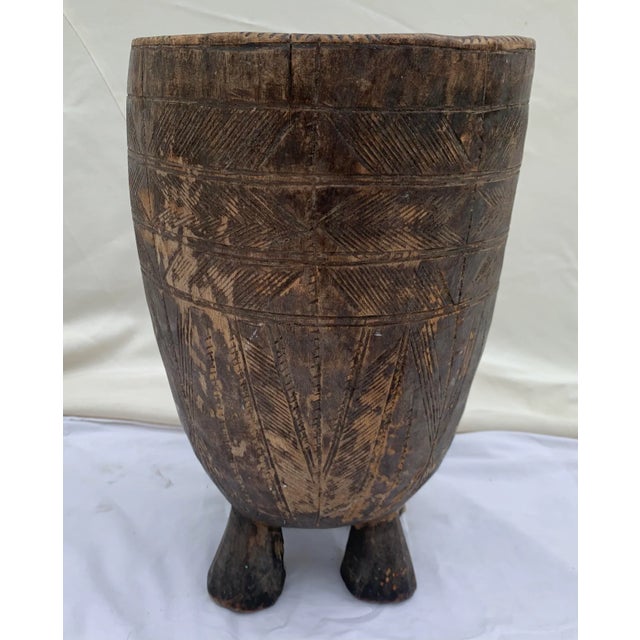 Early 20th Century Early 20th Century Wood Vessel For Sale - Image 5 of 11
