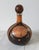 Rustic Vintage Italian Equestrian Leather Wrapped Liquor Decanter For Sale - Image 3 of 13