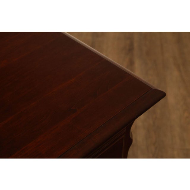 Pennsylvania House Chippendale Style Cherry Long Dresser with Mirror For Sale - Image 9 of 18