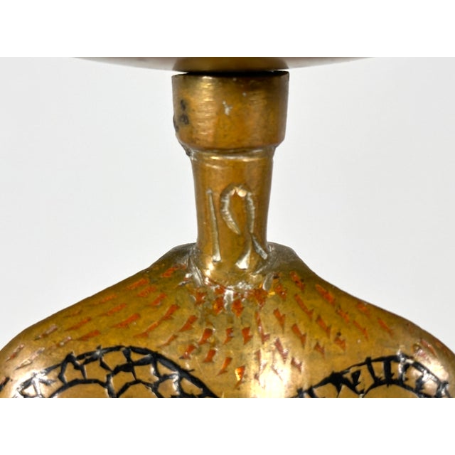 Mid Century Anglo-Indian Brass Cobra Candlestick Collection For Sale - Image 6 of 18