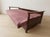Wood Mid-Century Modern Burgundy Folding Sofa Bed from Edmund Homa, Czechoslovakia, 1960s For Sale - Image 7 of 15