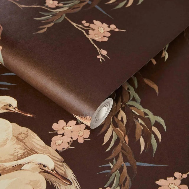 English House of Hackney Zeus Wallpaper - Carob For Sale - Image 3 of 4