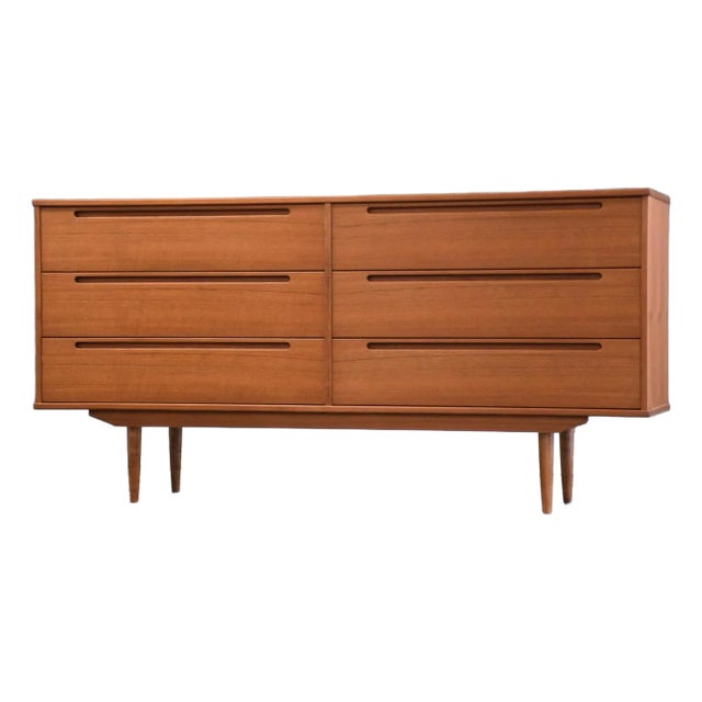 1960s Nils Jonsson Danish Modern Teak Dresser For Sale