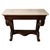 Empire Console in Mahogany and White Marble For Sale - Image 6 of 6