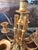 Antique Louis Xv Royal Bronze Pair Gilded Lamps Candleabra - a Pair For Sale - Image 9 of 17