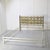 Metal Brass Bed in the style of Osvaldo Borsani, 1960s For Sale - Image 7 of 10