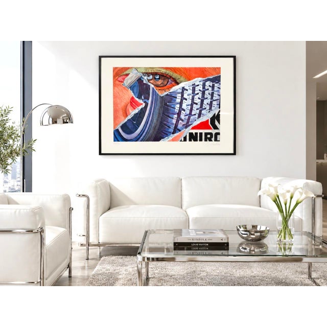 Fritz Köthe, Uniroyal, 1987, Serigraph, Framed For Sale - Image 10 of 11