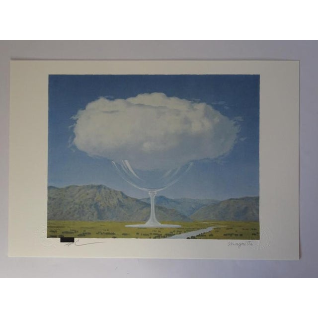 Textile After René Magritte, The Sensitive Cord, Lithograph For Sale - Image 7 of 7
