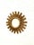 Large Sunburst Mirror in Gilded Wood, 1960 For Sale - Image 6 of 6