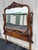 Early 20th Century Antique Carved Swans Articulating Beveled Glass Oak Dressing Mirror For Sale - Image 5 of 13