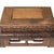 2000 - 2009 4.75" Light Brown Feather Pattern Square Wood Display Stand Riser For Sale - Image 5 of 6