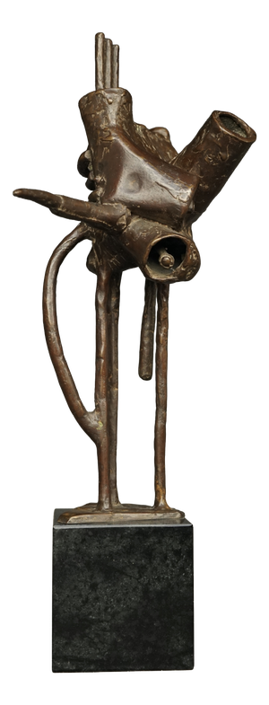 Abstract Bronze Sculpture by Jetty Homan, Netherlands, 1972