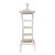 Baker Asian Modern Custom White Metal Pagoda Etagere For Sale