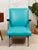 Mid-Century Modern 1960’s Turquoise Lounge Chair For Sale - Image 3 of 11