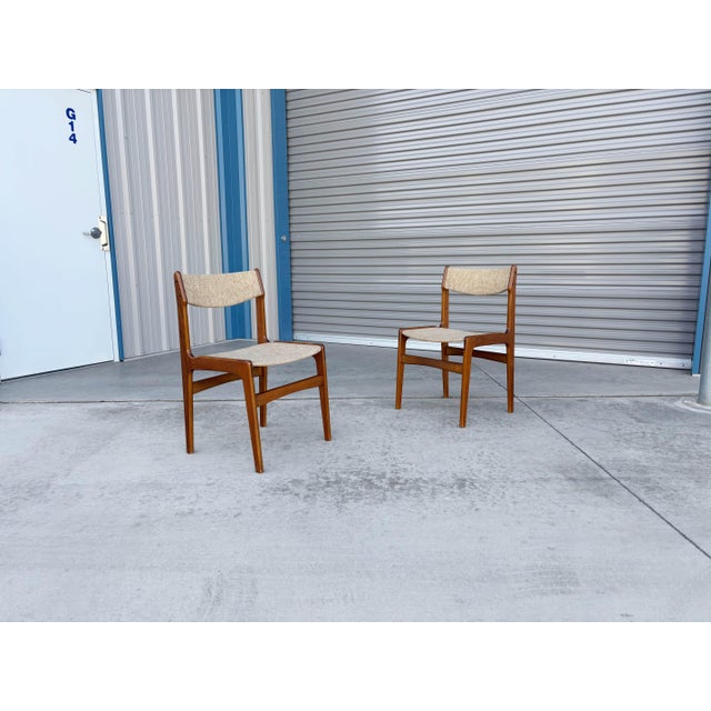 Wood 1960s Danish Modern Teak Dining Chairs -Set of 6 For Sale - Image 7 of 11