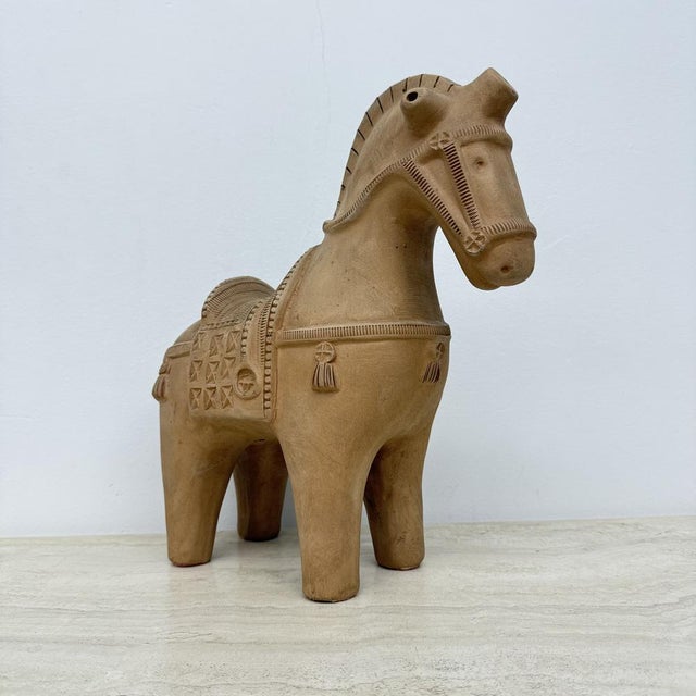 1960s Ceramic Horse Sculpture by Aldo Londi for Bitossi Fiorentino, 1960 For Sale - Image 5 of 18