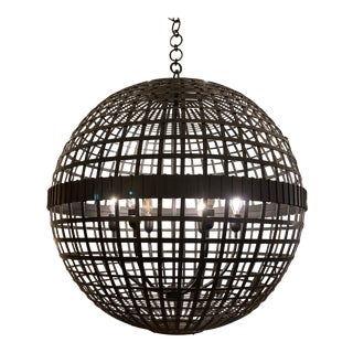 New Visual Comfort Aerin Mill Globe Lantern For Sale