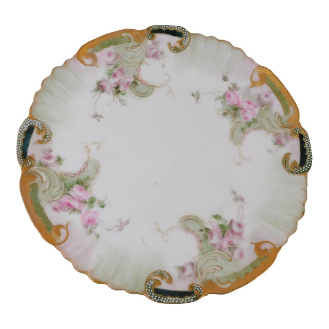 1910s Unique Hand Decorated Serving Tray For Sale