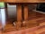 Monumental 10-Foot Arts & Crafts Sculptural Solid Walnut Trestle Dining Table For Sale - Image 10 of 10